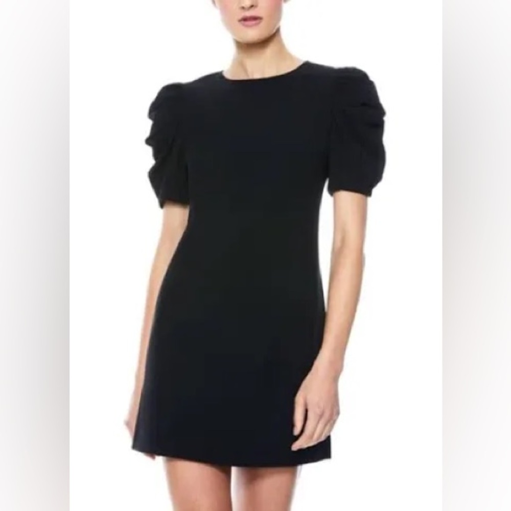 Alice + Olivia Brenna Puff Sleeve Dress